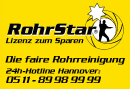 RohrStar Tel.: 0511-89989999;fax: 0511-89989990;hannover@rohrstar.de